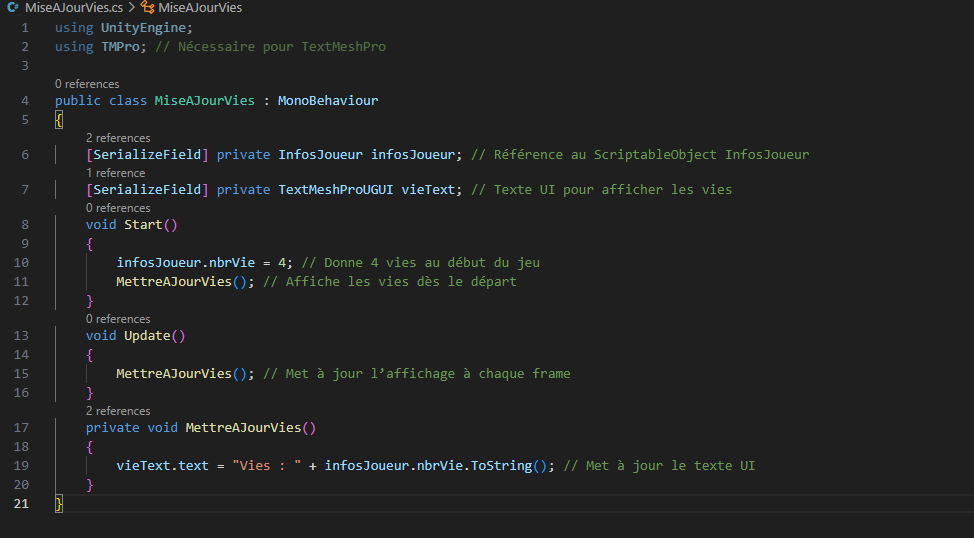 MiseAJourVies.cs